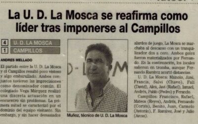 La U.D. La Mosca se reafirma como lider