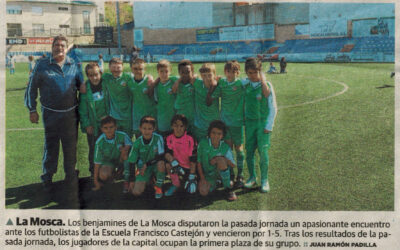 La Mosca benjamin vence 1-5 al Esc. Francisco Castellón